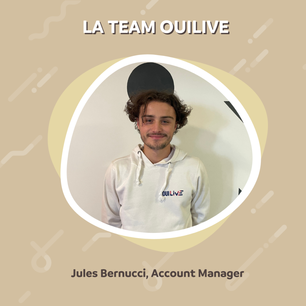 Nomination – Jules Bernucci nommé Account Manager chez OuiLive